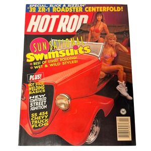 Hot Rod Magazine April 1990 32 ZR-1 Roadster Sunsational Swimsuits SS 454 Chevy